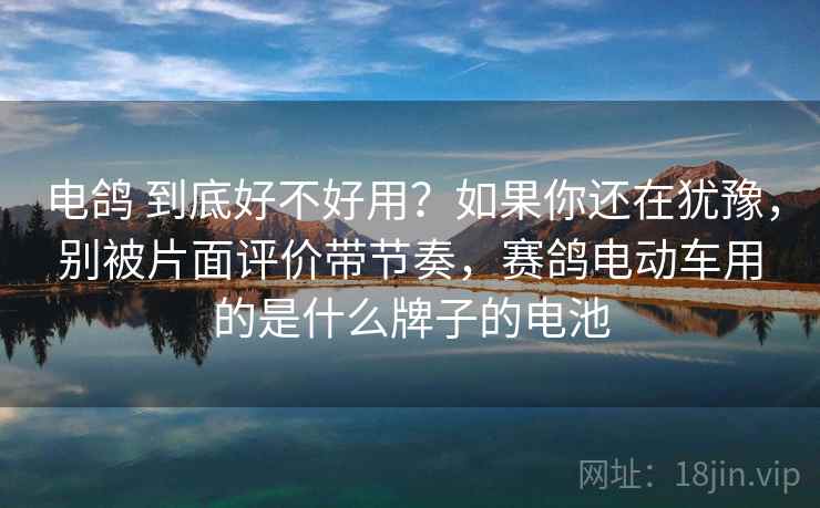 电鸽 到底好不好用？如果你还在犹豫，别被片面评价带节奏，赛鸽电动车用的是什么牌子的电池
