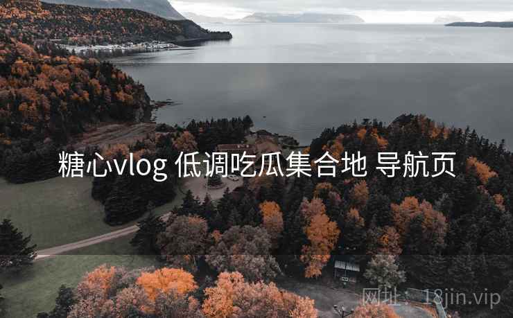 糖心vlog 低调吃瓜集合地 导航页