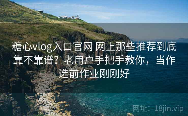 糖心vlog入口官网 网上那些推荐到底靠不靠谱？老用户手把手教你，当作选前作业刚刚好