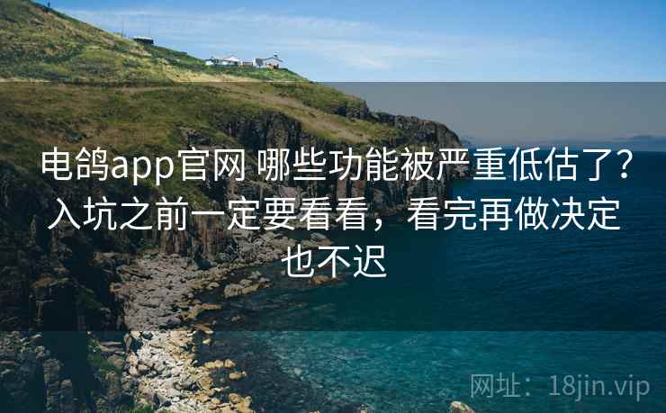 电鸽app官网 哪些功能被严重低估了？入坑之前一定要看看，看完再做决定也不迟